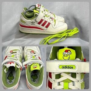 Adidas Forum Low x The Grinch Who Stole Christmas Shoes Mens 8.5 / W 10 - ID3512